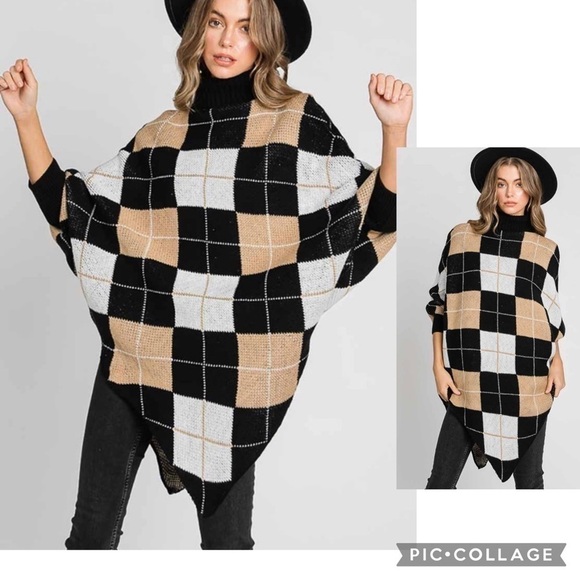 So Cute!! Plaid Long Sweater - Picture 6 of 6